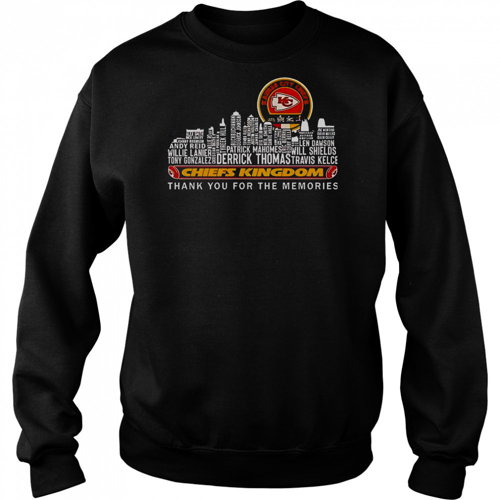 Kansas City Chiefs Chiefs Kingdom Thank You For The Memories T-Shirt Hoodie