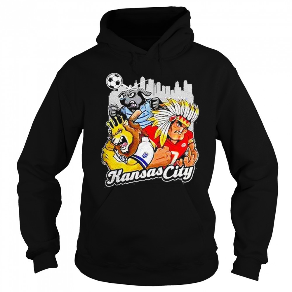 Kansas City Sports Team Mascot Shirt Sweatshirt