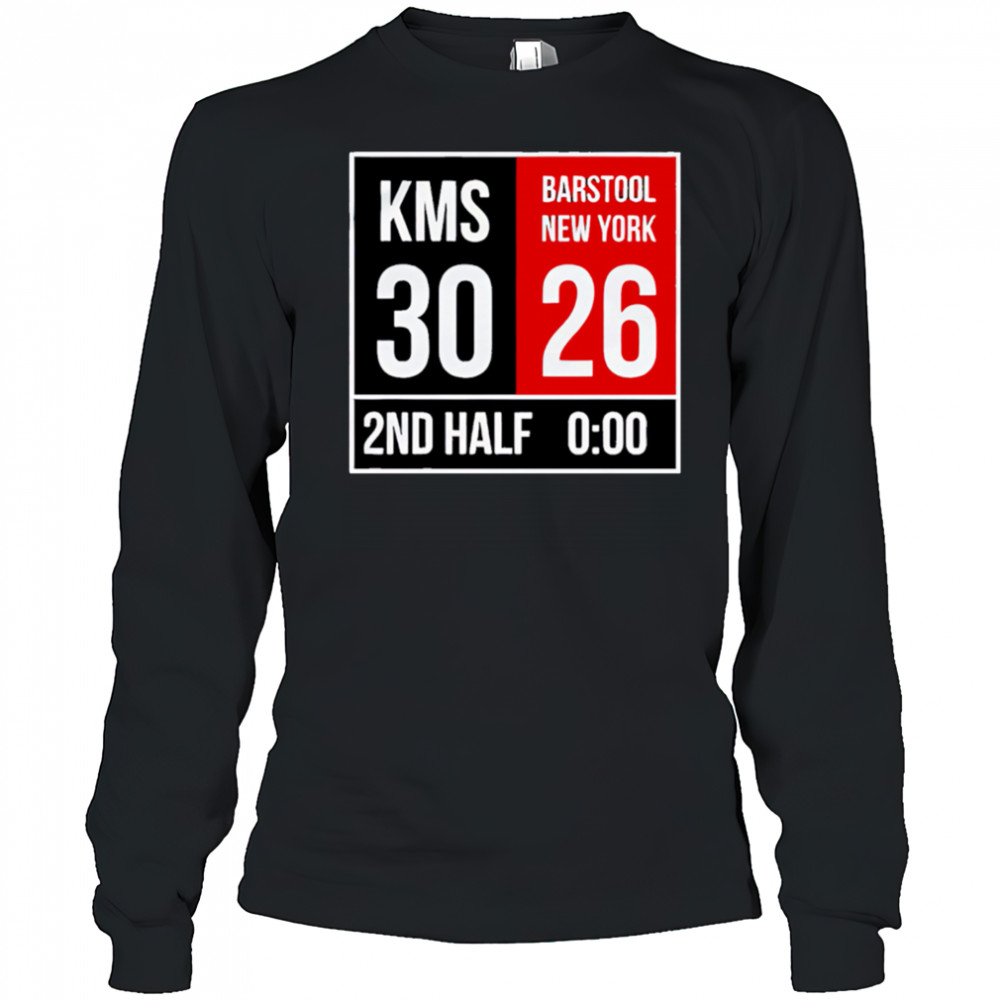 Kms 30 2nd Half Barstool New York 26 0-00 shirt Long Sleeved