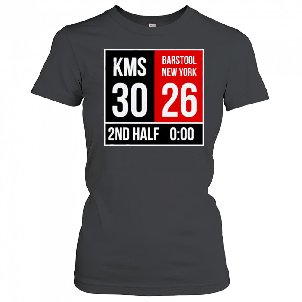 Kms 30 2nd Half Barstool New York 26 0-00 shirt Women's T-shirt