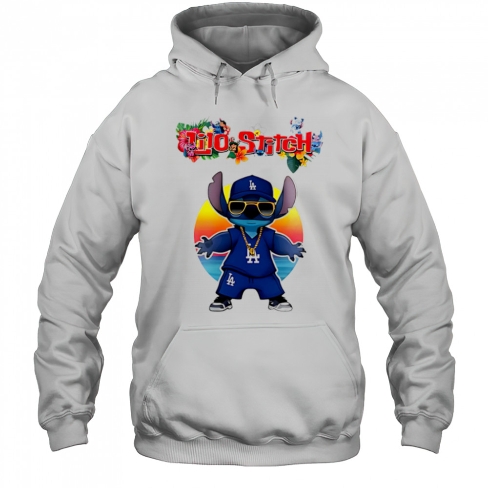 Los Angeles Dodgers x Lilo and Stitch Baseball shirt Hoodie