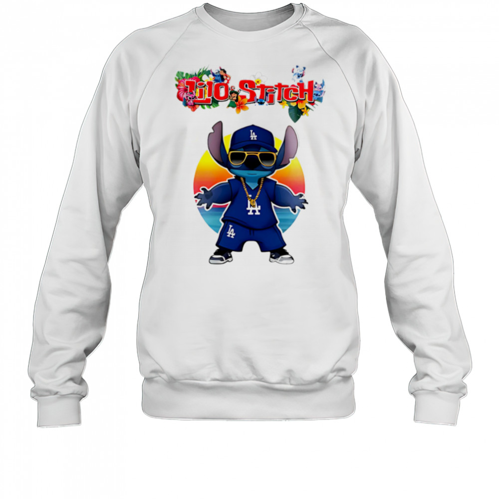 Los Angeles Dodgers x Lilo and Stitch Baseball shirt Sweatshirt
