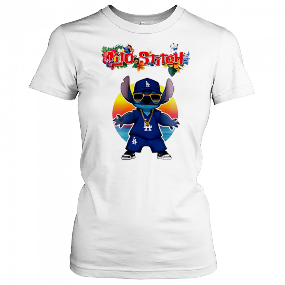 Los Angeles Dodgers x Lilo and Stitch Baseball shirt Women's T-shirt