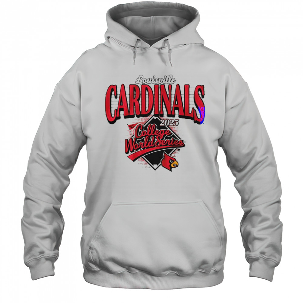 Louisville Baseball 2025 College World Series T-Shirt Hoodie