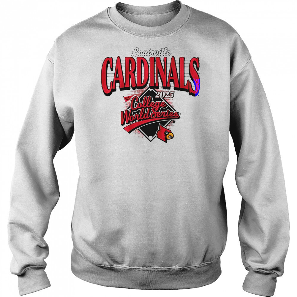 Louisville Baseball 2025 College World Series T-Shirt Hoodie
