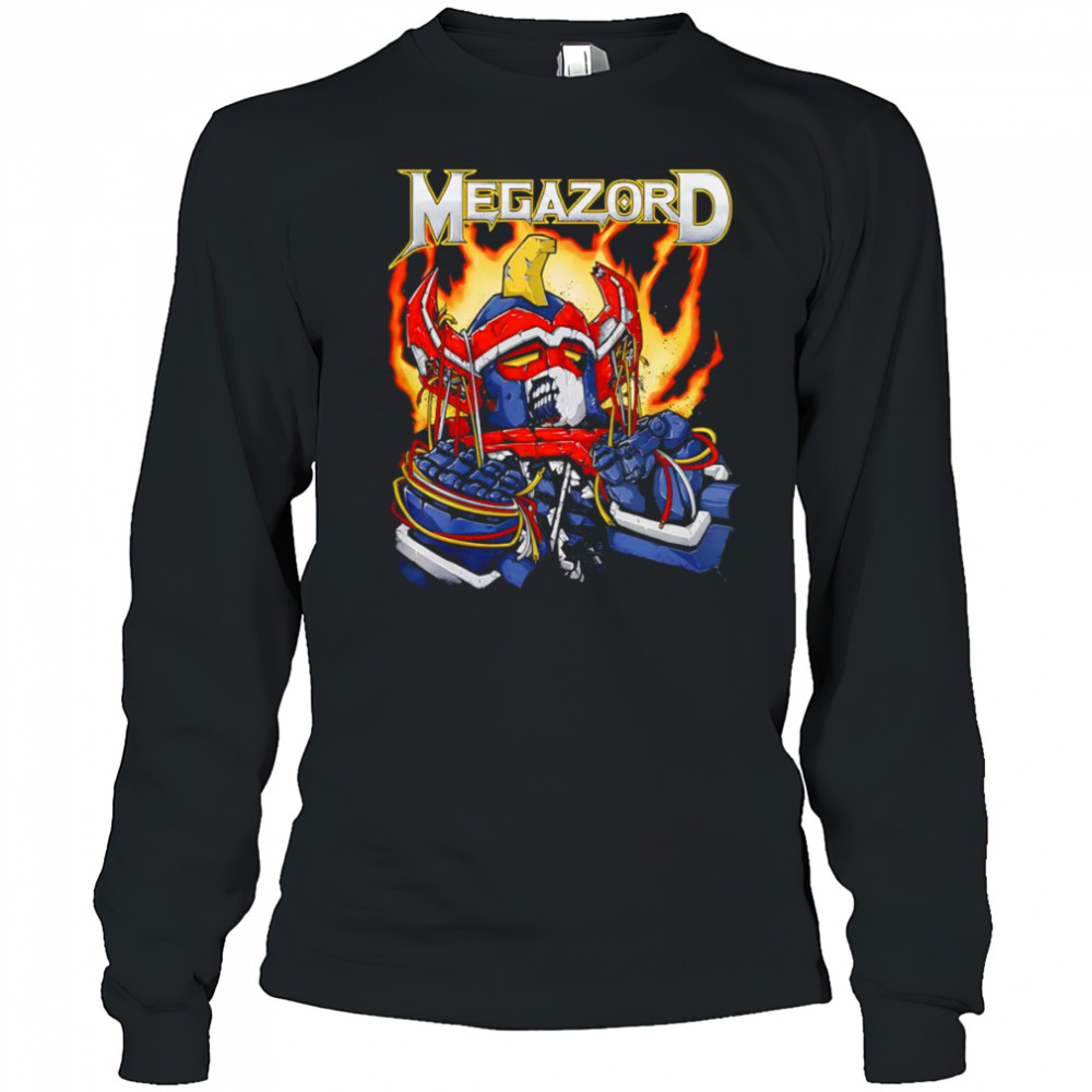 Megazord Mega Robot shirt Long Sleeved