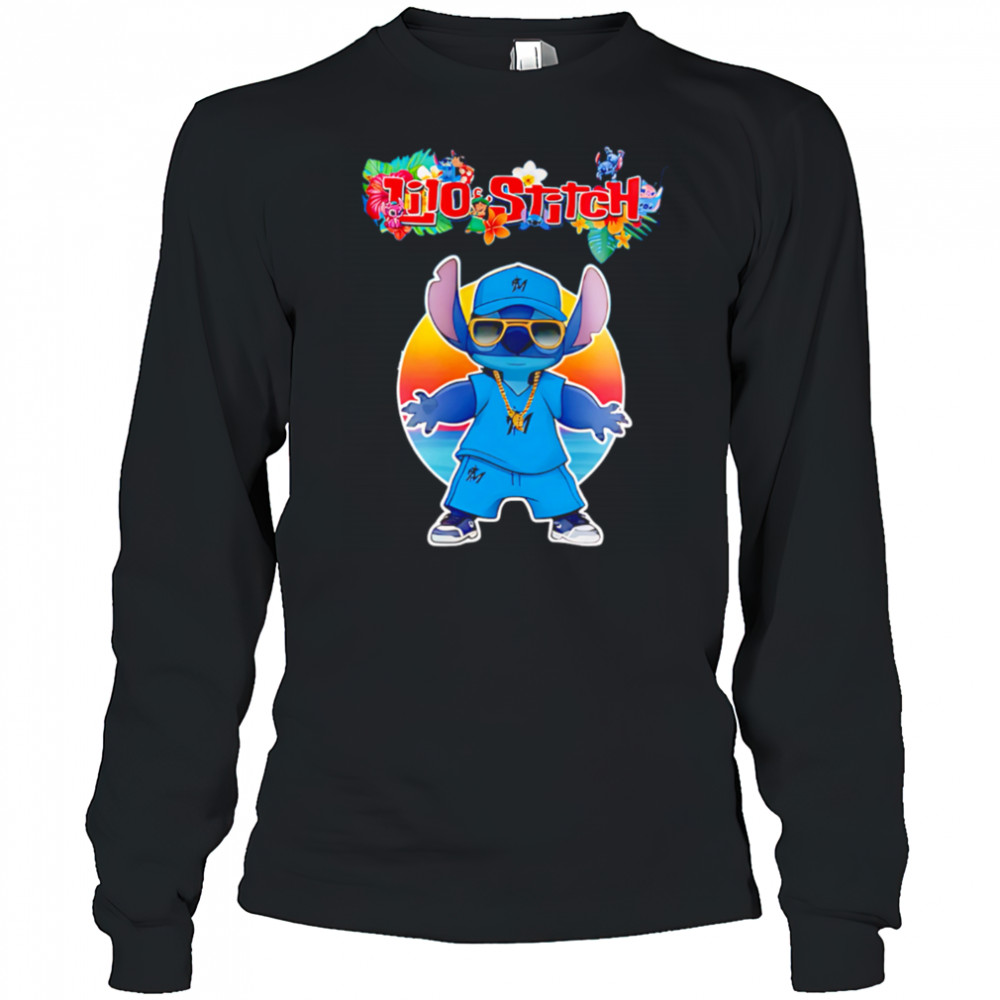 Miami Marlins x Lilo and Stitch Baseball shirt Long Sleeved