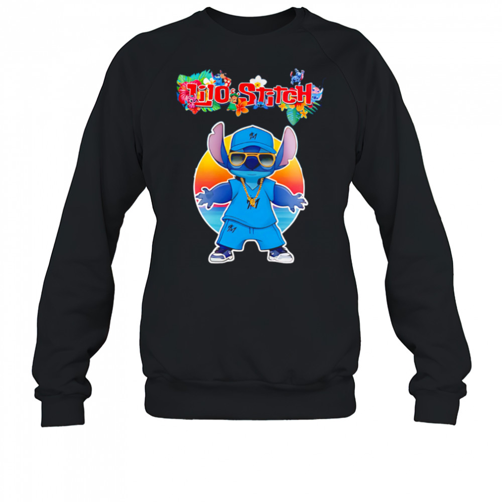 Miami Marlins x Lilo and Stitch Baseball shirt Sweatshirt