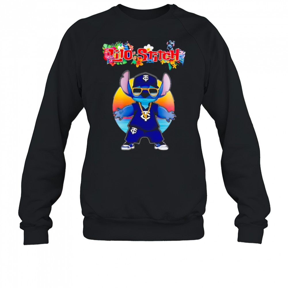 Minnesota Twins x Lilo and Stitch Baseball shirt Sweatshirt