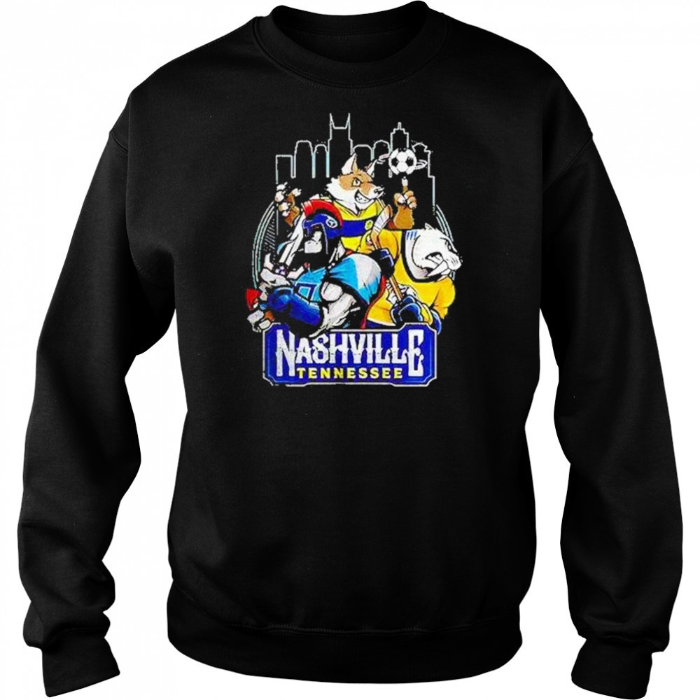 Nashville Tennessee Sports Team Mascot Shirt Hoodie