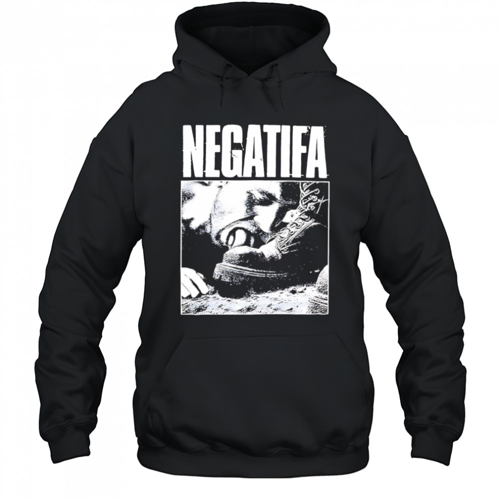 Negatifa licking shoe retro shirt Hoodie