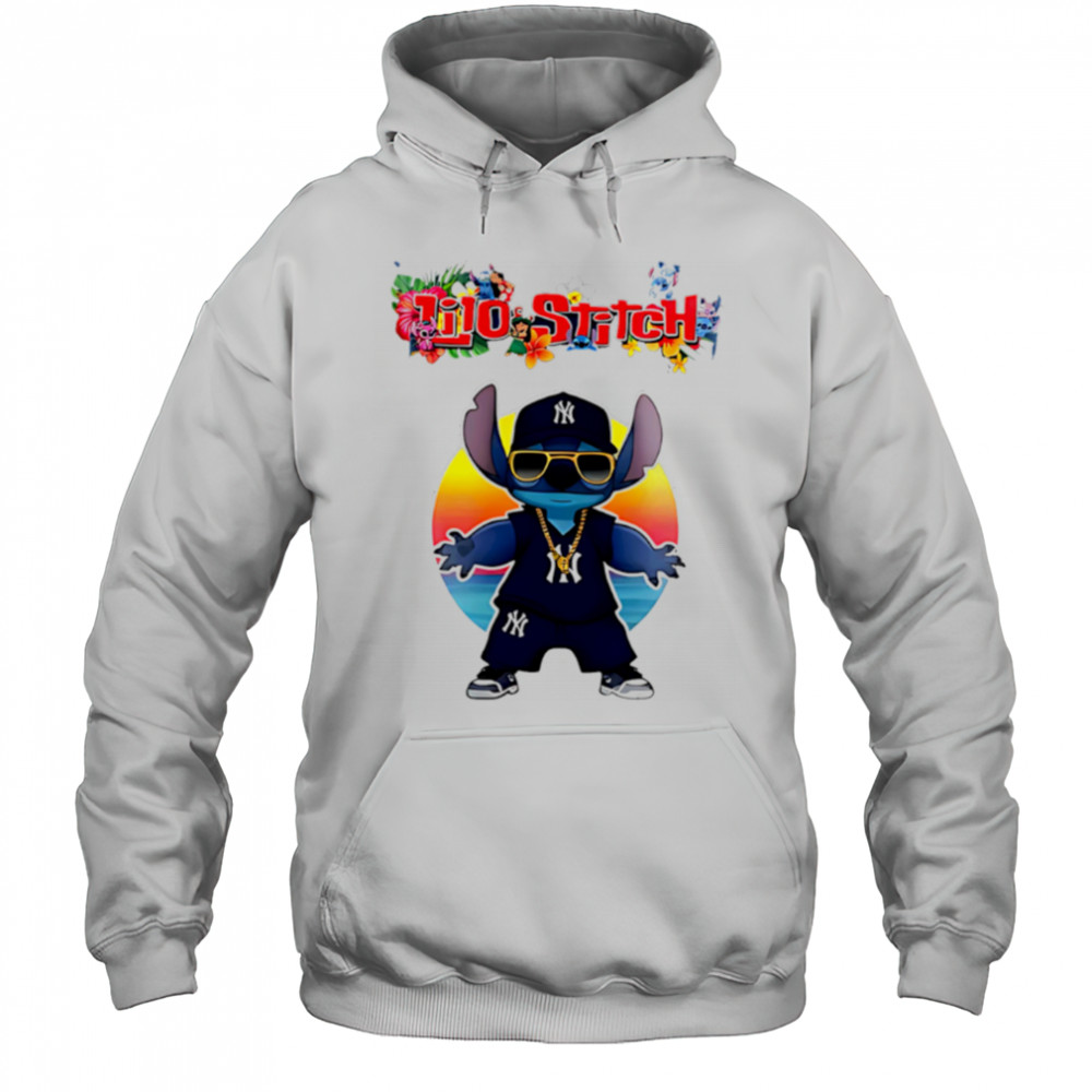New York Yankees x Lilo and Stitch Baseball shirt Hoodie