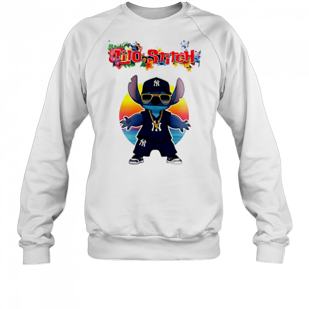New York Yankees x Lilo and Stitch Baseball shirt Sweatshirt