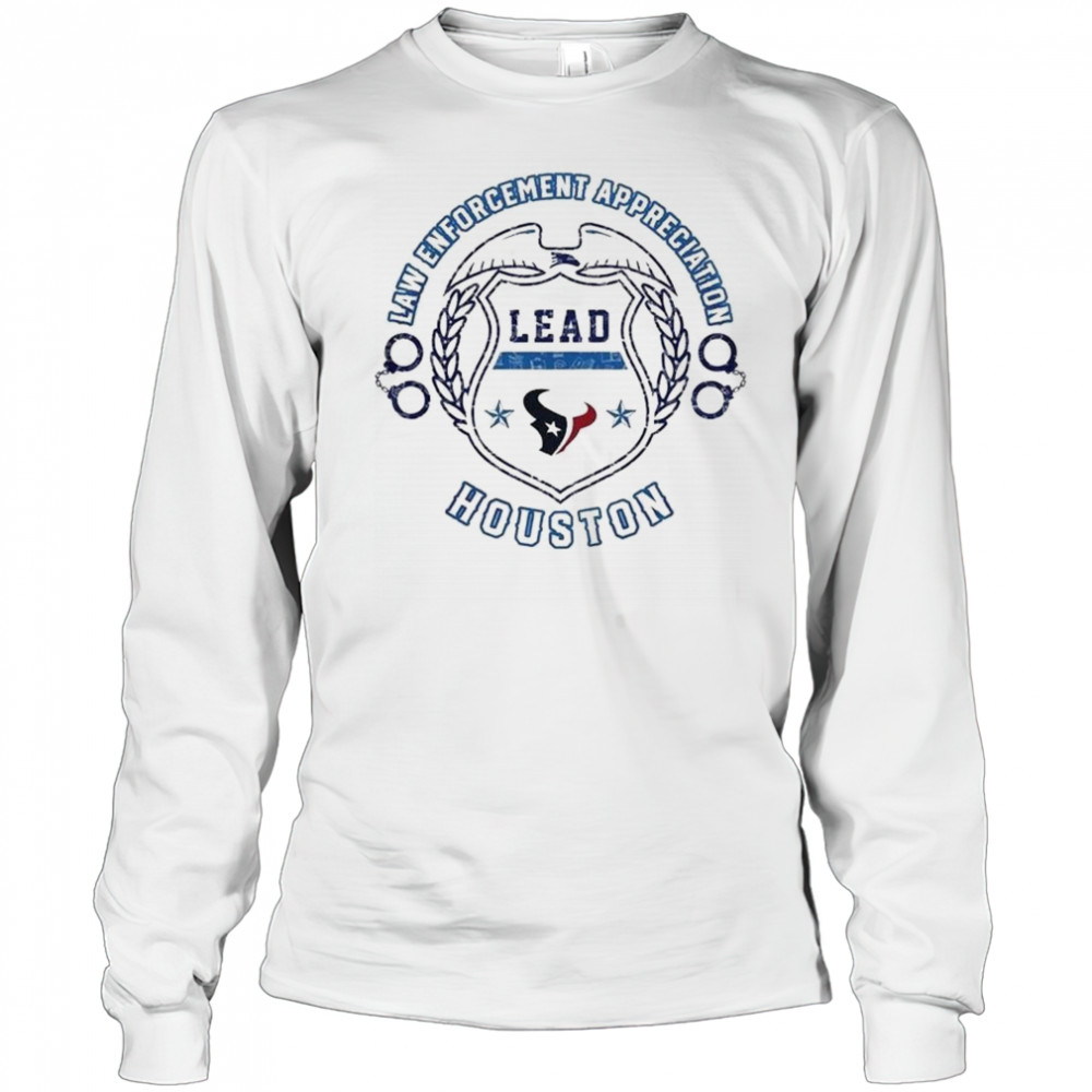 NFL Houston Texans Law Appreciation Month 2025 Shirt Long Sleeved