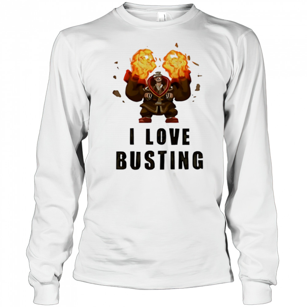 Potemkin potemkin buster I love busting shirt Long Sleeved