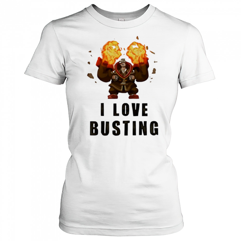 Potemkin potemkin buster I love busting shirt Women's T-shirt