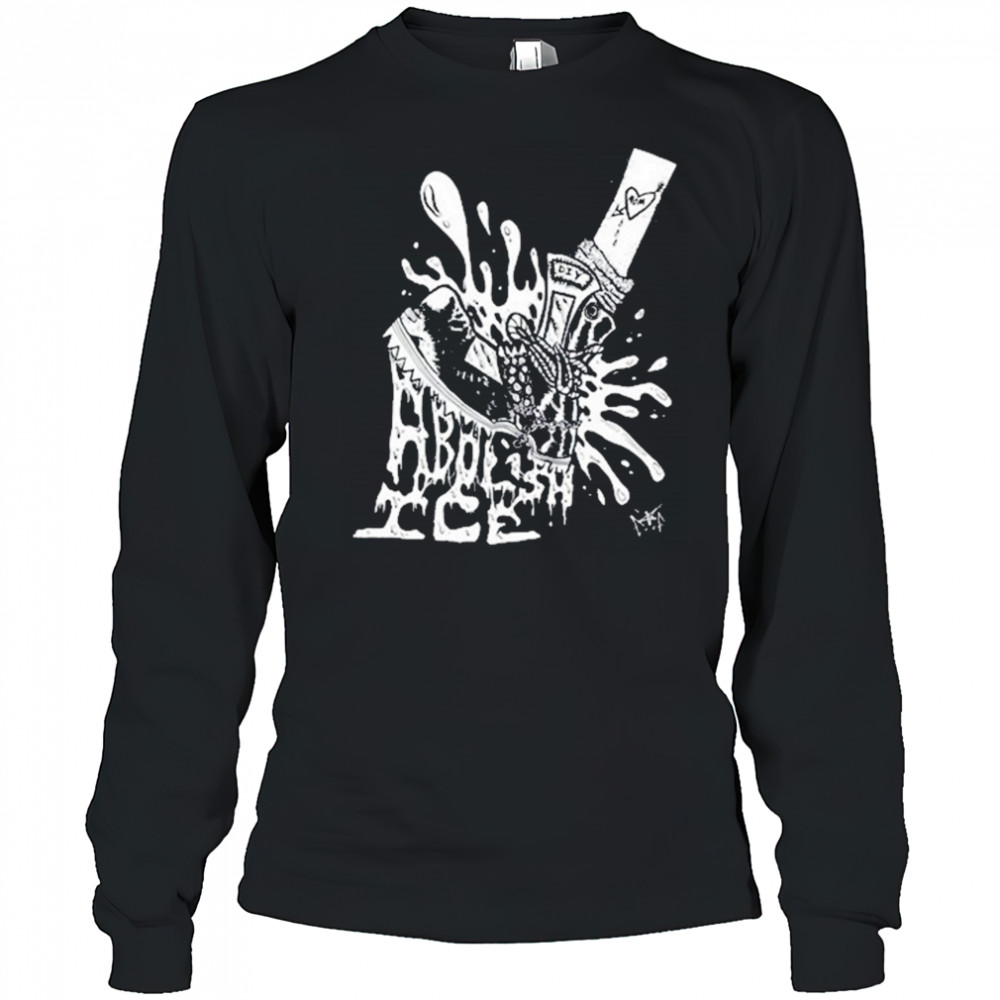 Punkwithacamera Abolish Ice shirt Long Sleeved