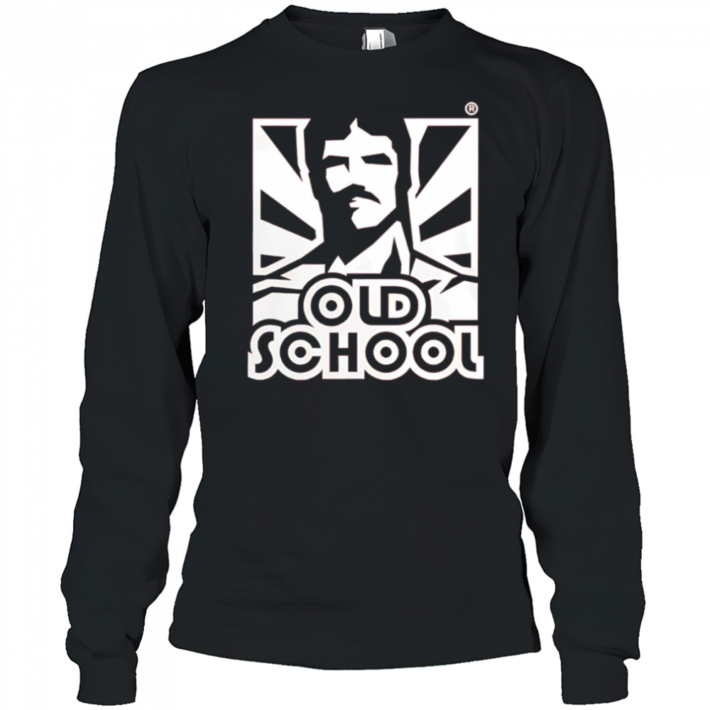 Red Old School shirt Long Sleeved