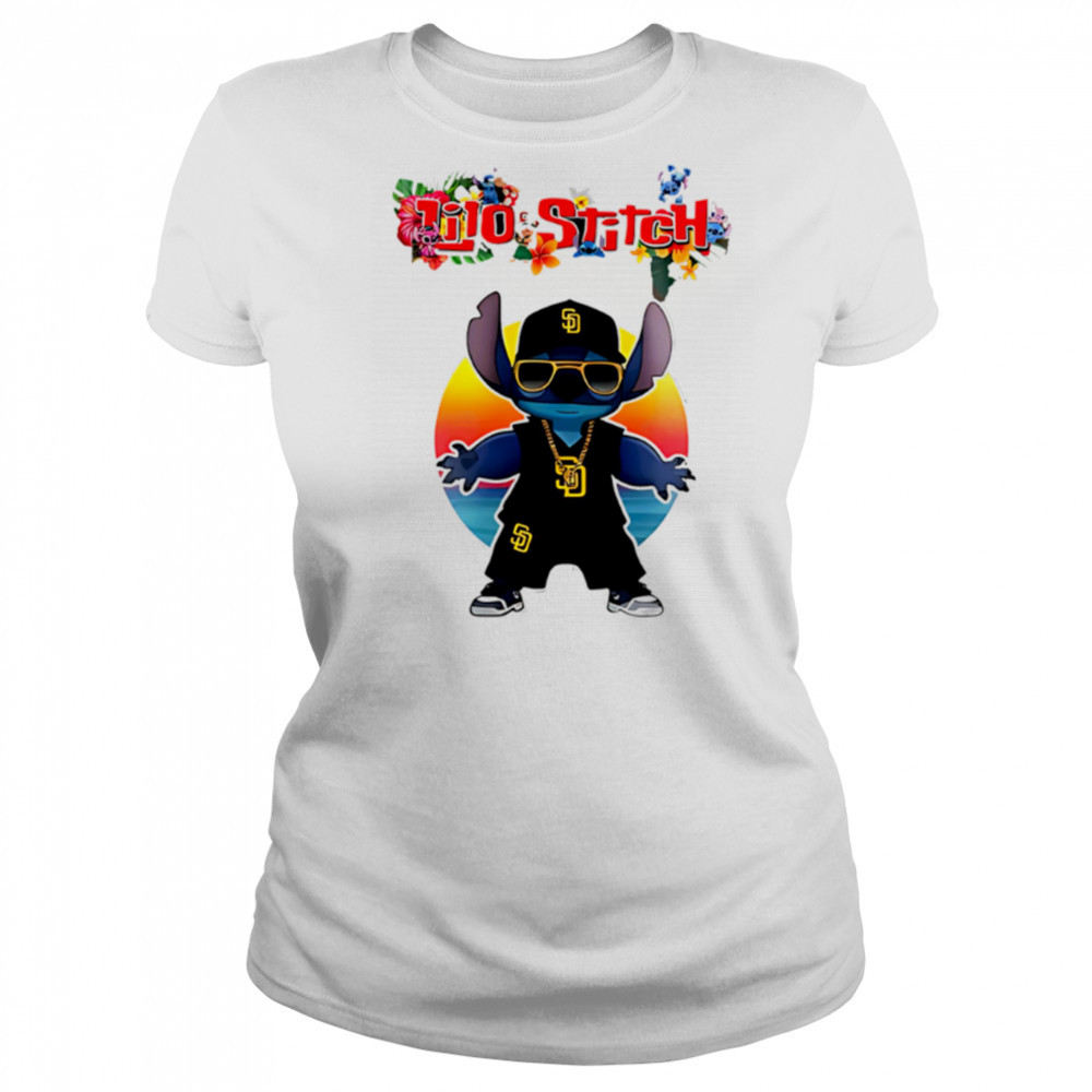 San Diego Padres x Lilo and Stitch Baseball shirt Women's T-shirt