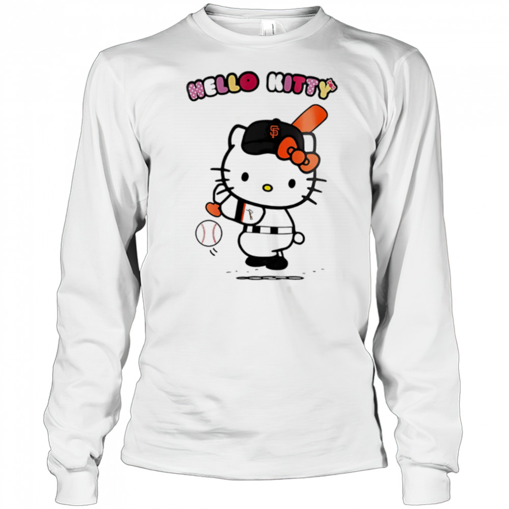 San Francisco Giants x Hello Kitty Limited Edition shirt Long Sleeved