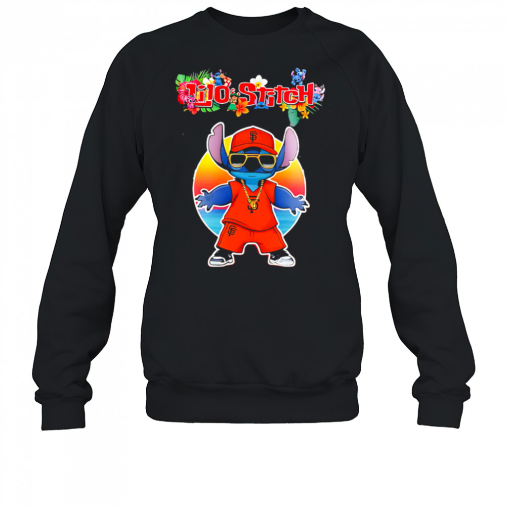 San Francisco Giants x Lilo and Stitch Baseball shirt Sweatshirt