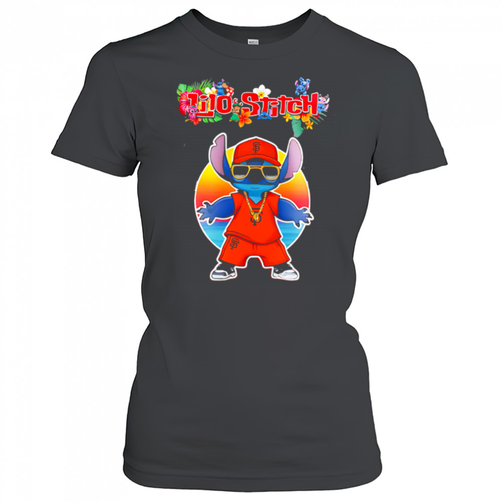 San Francisco Giants x Lilo and Stitch Baseball shirt Women's T-shirt