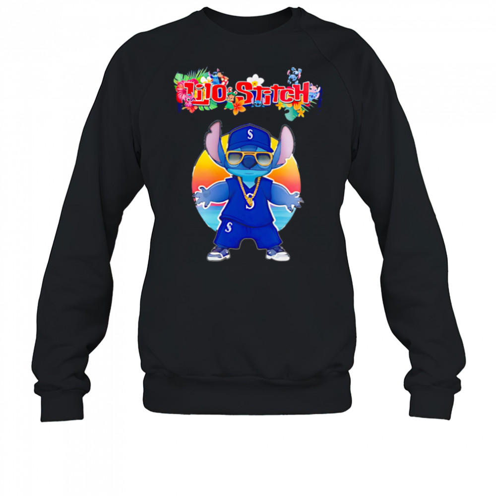 Seattle Mariners x Lilo and Stitch Baseball shirt Sweatshirt