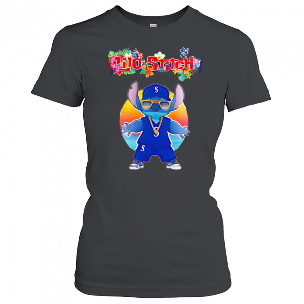 Seattle Mariners x Lilo and Stitch Baseball shirt Women's T-shirt