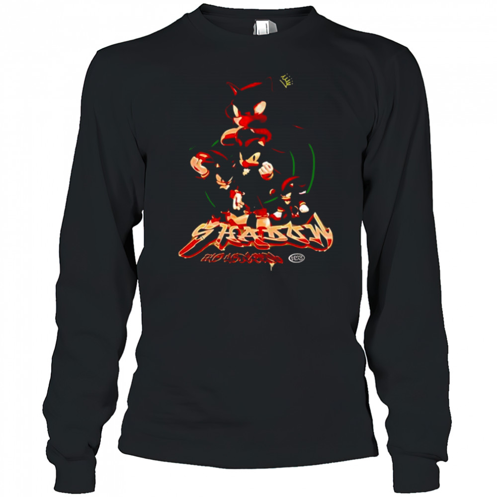 Shadow the Hedgehog graphic shirt Long Sleeved