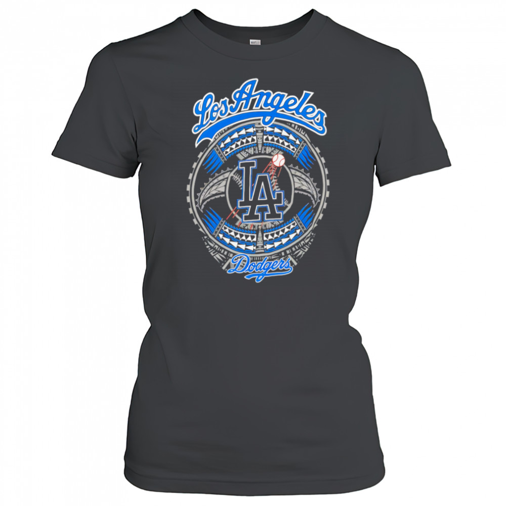 Shaka Wear Los Angeles Dodgers Baseball Ohtani MLB Hawaiian shirt Women's T-shirt