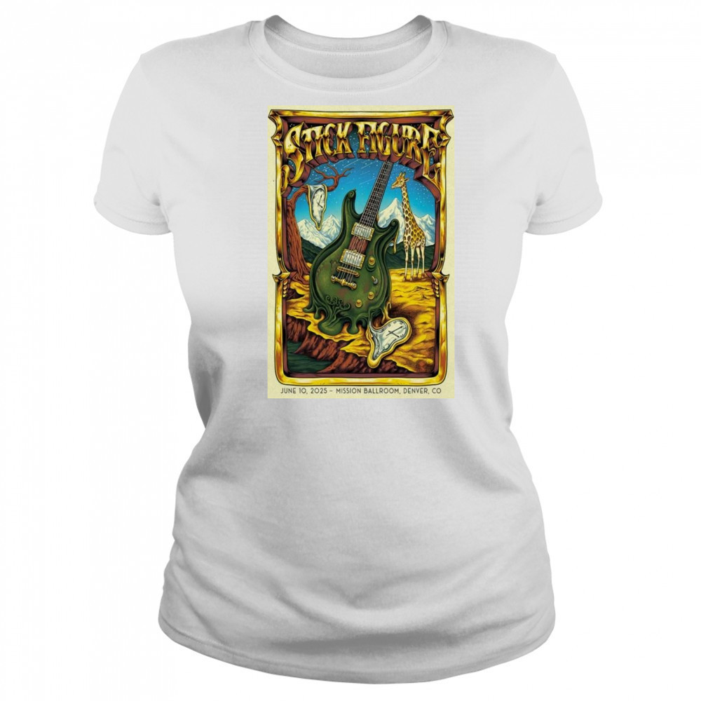 Stick Figure Denver, CO Poster Mission Ballroom June 10 2025 Shirt Women's T-shirt