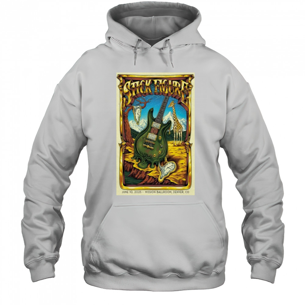 Stick Figure Denver, CO Poster Mission Ballroom June 10 2025 Shirt Hoodie