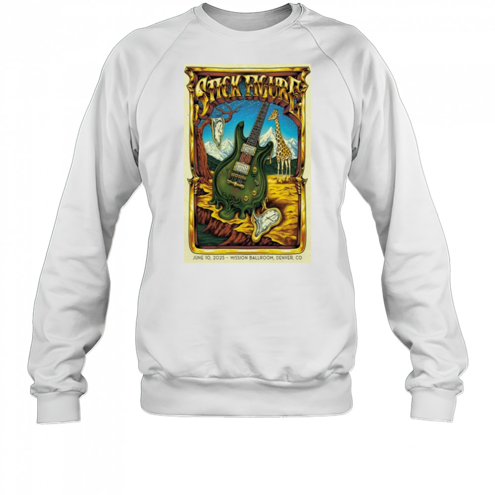 Stick Figure Denver, CO Poster Mission Ballroom June 10 2025 Shirt Sweatshirt