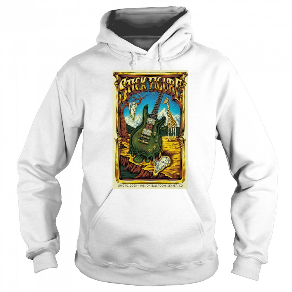 Stick Figure Denver, CO Poster Mission Ballroom June 10 2025 Shirt Sweatshirt