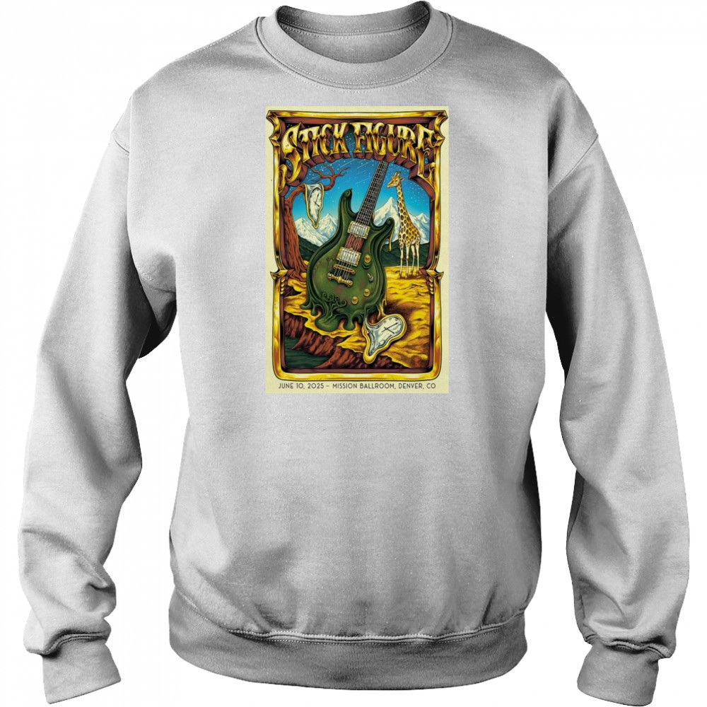 Stick Figure Denver, CO Poster Mission Ballroom June 10 2025 Shirt Hoodie