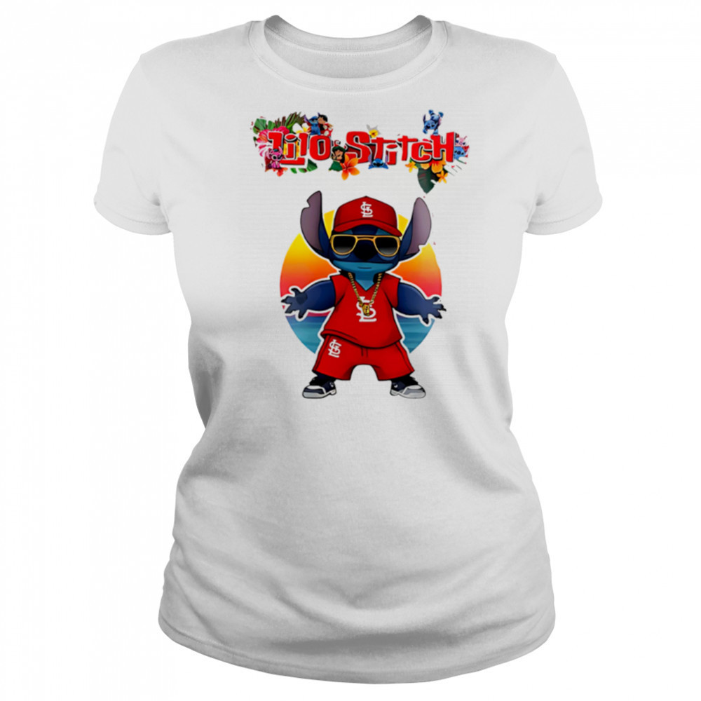 St.Louis Cardinals x Lilo and Stitch Baseball shirt Women's T-shirt