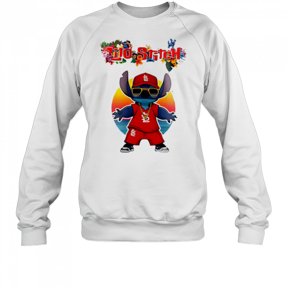 St.Louis Cardinals x Lilo and Stitch Baseball shirt Sweatshirt