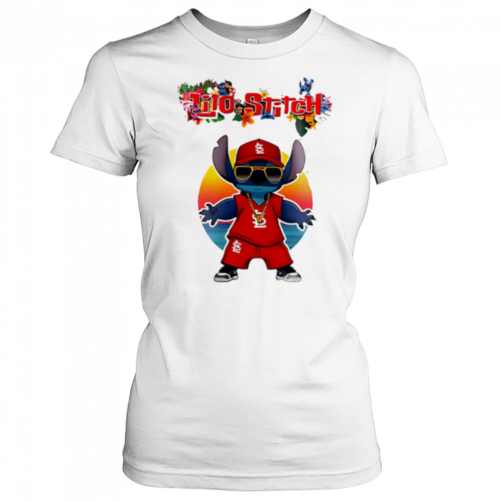 St.Louis Cardinals x Lilo and Stitch Baseball shirt Women's T-shirt