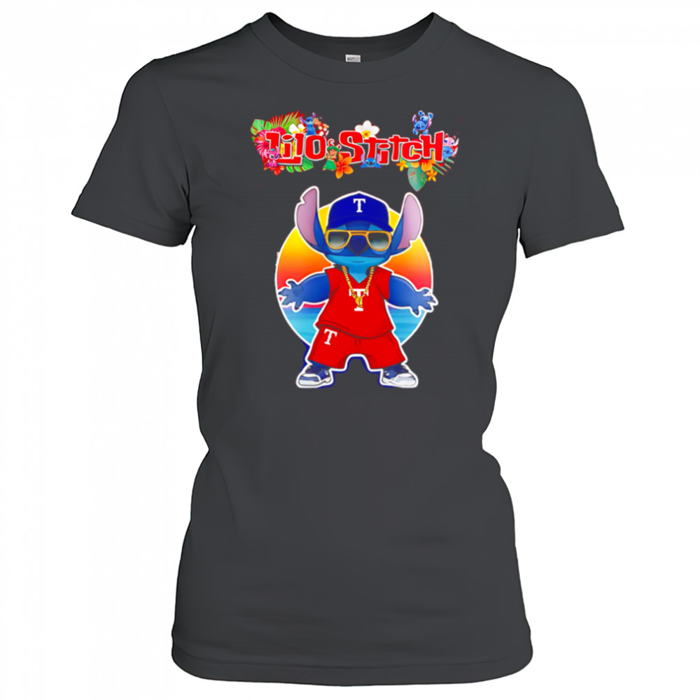 Texas Rangers x Lilo and Stitch Baseball shirt Women's T-shirt