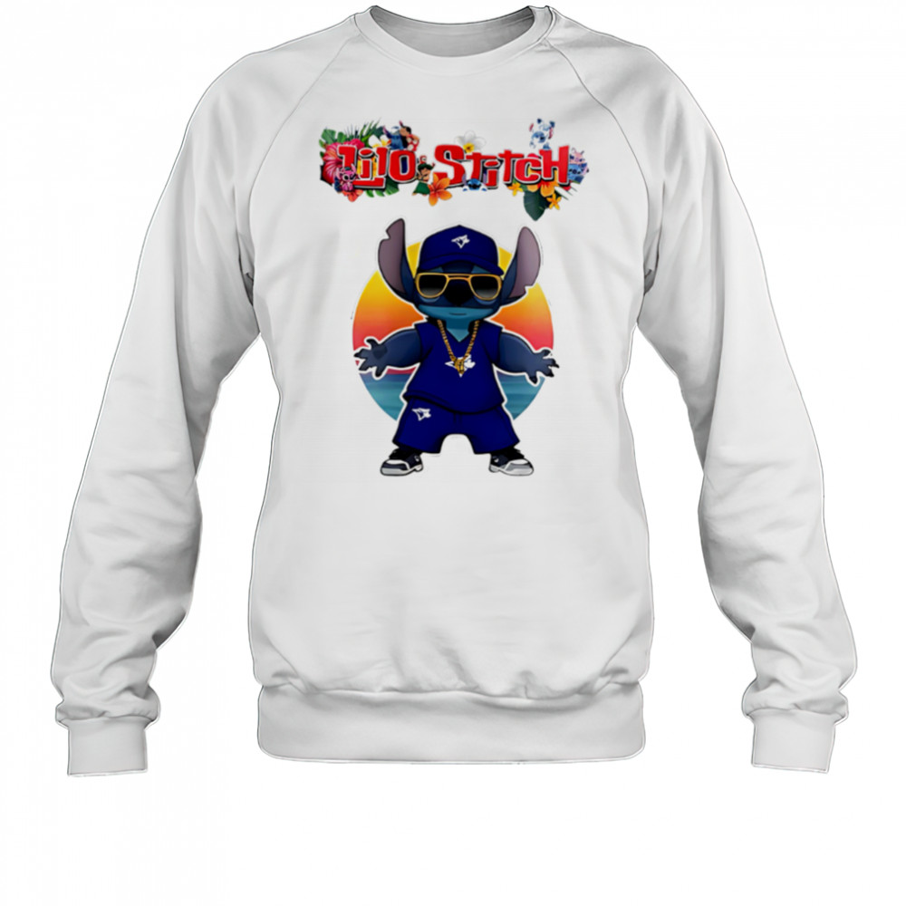 Toronto blue jays x lilo and stitch baseball shirt Sweatshirt