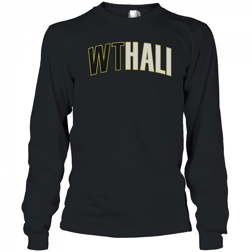 Tyrese Haliburton Indiana Pacers Wthali Text T-Shirt Long Sleeved