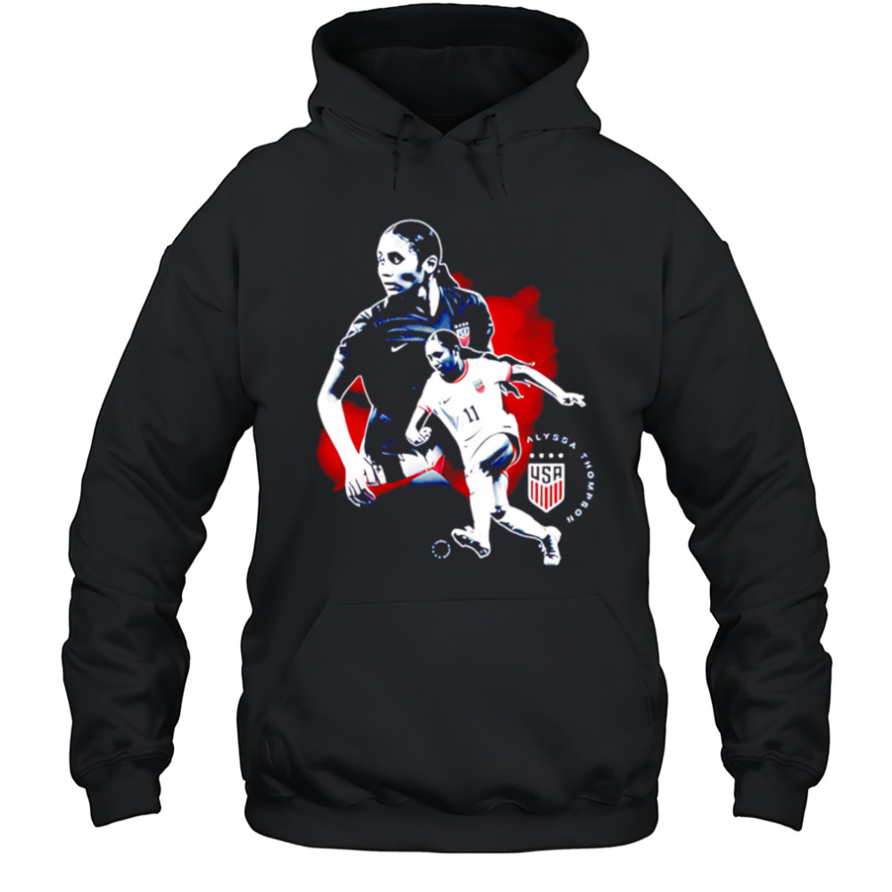 USWNT Alyssa Thompson Graphic shirt Hoodie