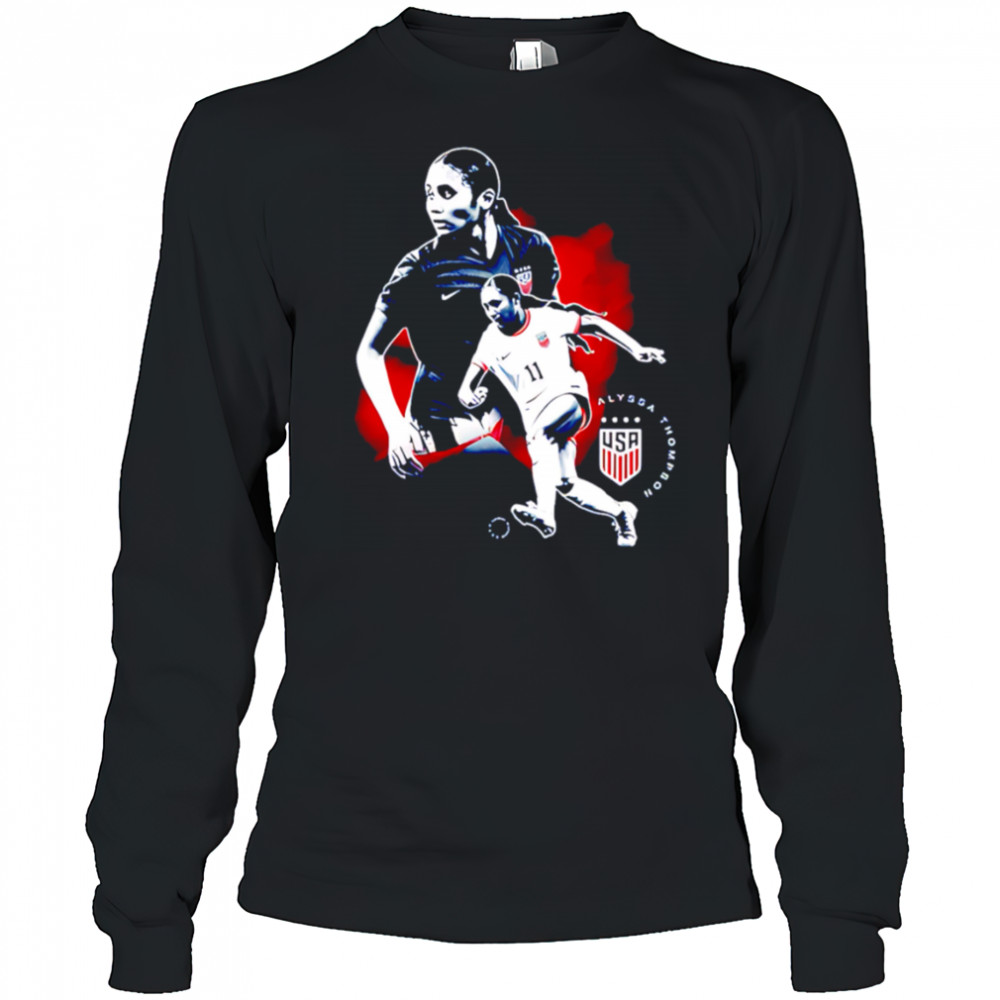 USWNT Alyssa Thompson Graphic shirt Long Sleeved