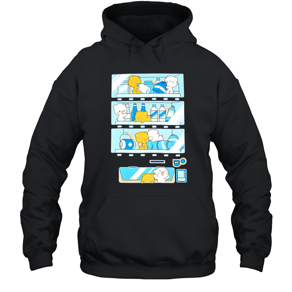 Vending Machine cute pink bears shirt Hoodie