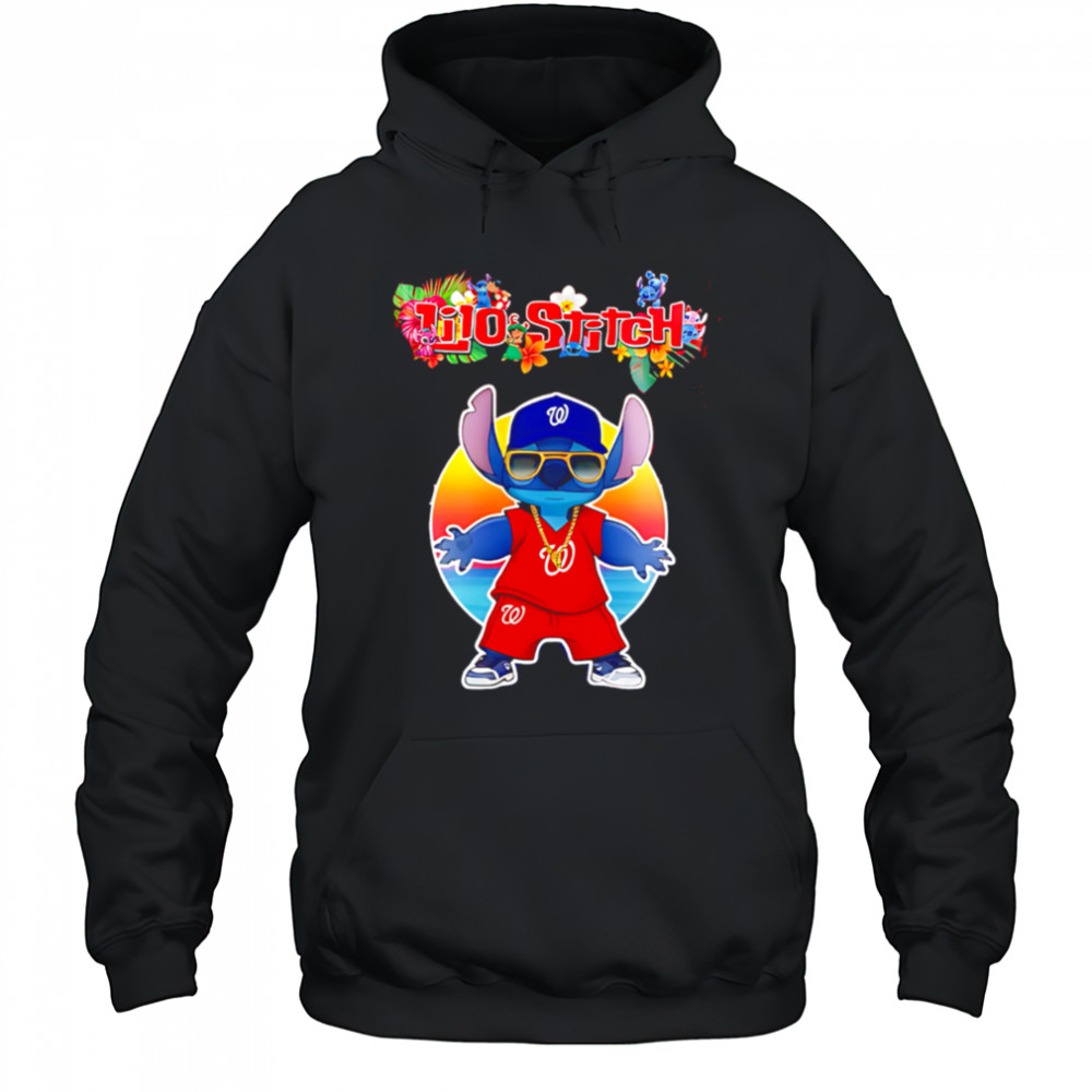 Washington Nationals x Lilo and Stitch Baseball shirt Hoodie