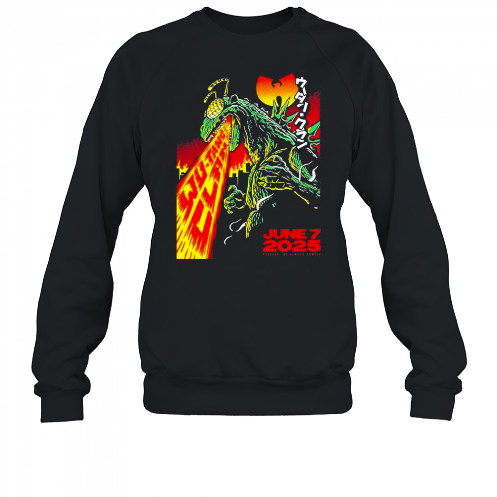Wu Tang Clan Raleigh NC Music Poster At Lenovo Center On June 7 The Final Chamber Tour 2025 shirt Sweatshirt