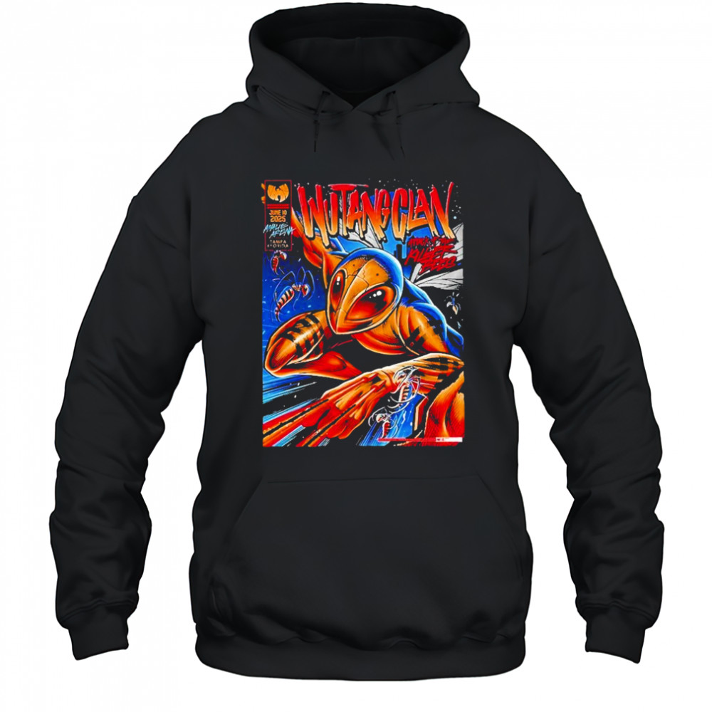 Wu Tang Clan Tonight Poster Edition For Tampa Florida At Amalie Arena On June 10 2025 shirt Hoodie