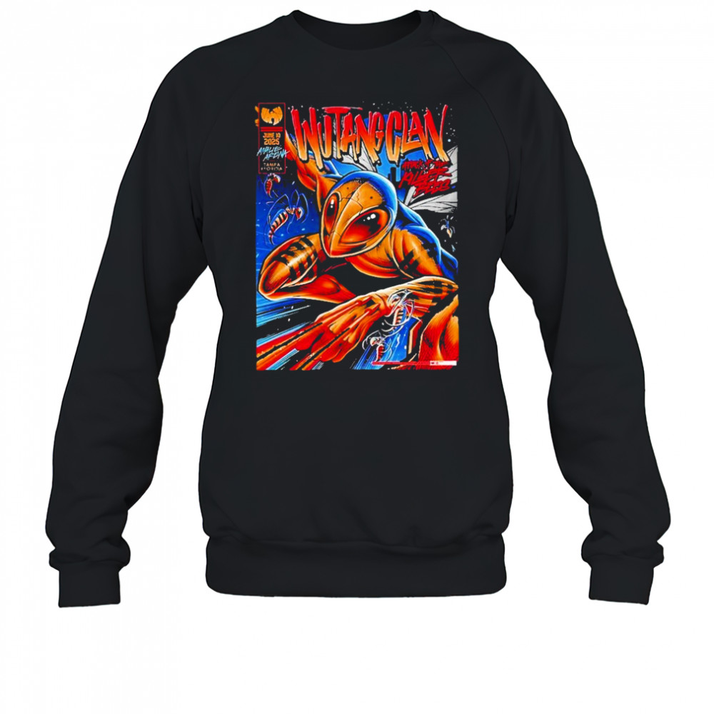 Wu Tang Clan Tonight Poster Edition For Tampa Florida At Amalie Arena On June 10 2025 shirt Sweatshirt