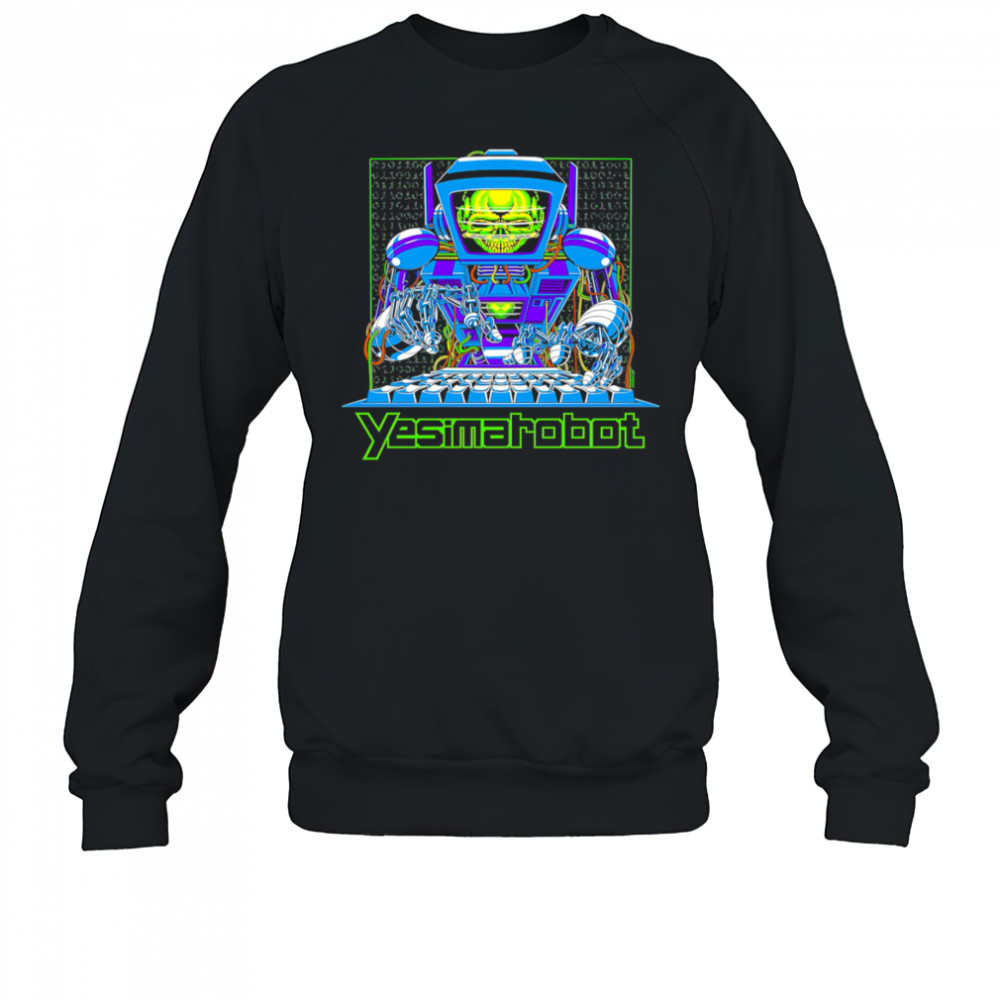 Yesim Robot neon shirt Sweatshirt