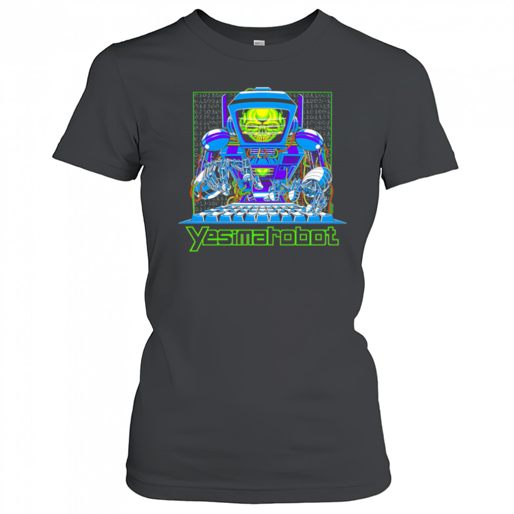 Yesim Robot neon shirt Women's T-shirt